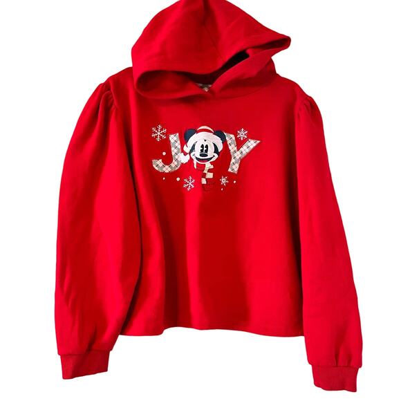 Disney Sweaters - Disney Parks Mickey Joy Holiday Pullover Hoodie for Women Size XL